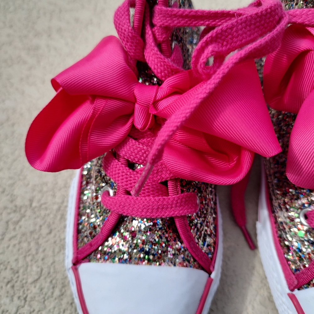 JoJo Siwa glitter high tops - Picture 5 of 9